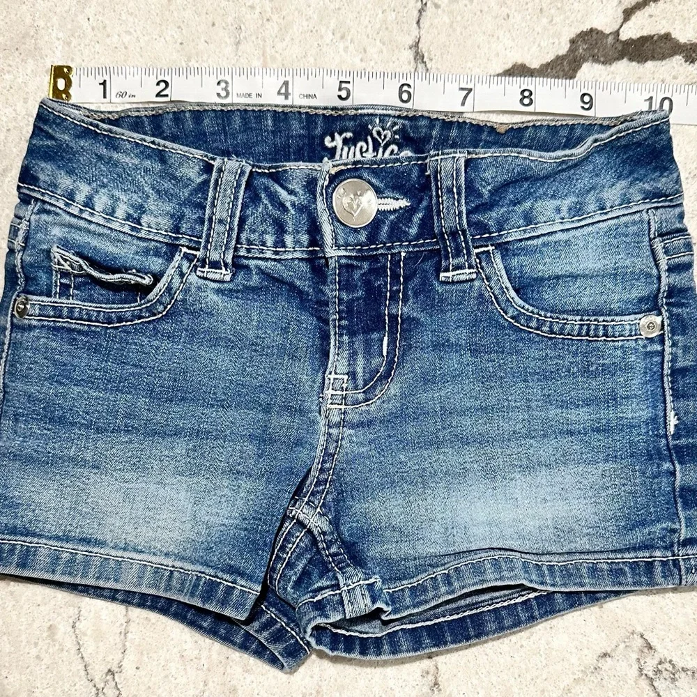 Justice Classic Blue Jean Shorts